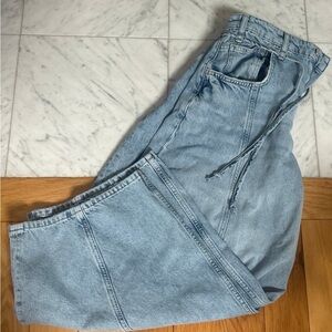 Light Blue Denim Jeans Free People size 28 short
